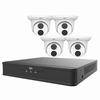 EK-S31P4T44T1-V3 Uniview Easy S3-P Series 4 Channel NVR 64Mbps Max Throughput - No HDD with 4 Port PoE with 4 x EC-T4F28M-V3 4MP Turret IP Security Camera