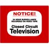 Show product details for STV-202 Maxwell Alarm CCTV NOTICE! Sign 11.5" x 11.5"